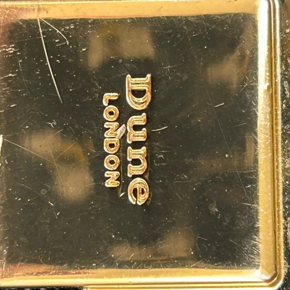 Dune London Women's Black Textured Purse e/ Top Handle and Adjustable Strap - Picture 9 of 11